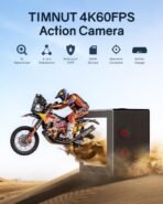⁦كاميرا Timnut 4K الرياضية لتوثيق المغامرات والأنشطة الخارجية⁩ - الصورة ⁦6⁩