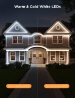 ⁦نشرة كوفي او شريط إضاءة من ماركة  Govee Outdoor Strip Light Pro الذكي المقاوم للماء بطول 65.6 قدمًا.⁩ - الصورة ⁦2⁩