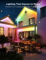 ⁦نشرة كوفي او شريط إضاءة من ماركة  Govee Outdoor Strip Light Pro الذكي المقاوم للماء بطول 65.6 قدمًا.⁩ - الصورة ⁦6⁩
