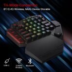 ⁦لوحة مفاتيح الألعاب Redragon K585 DITI الميكانيكية بيد واحدة⁩ - الصورة ⁦2⁩
