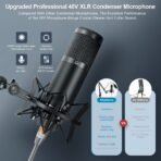 ⁦مجموعة Q7 الاحترافية للبودكاست والبث المباشر مع ميكروفون XLR وخلاط صوت⁩ - الصورة ⁦2⁩