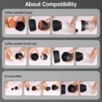⁦تصميم 3 في 1 متوافق مع كبسولات Nespresso وDolce Gusto والقهوة المطحونة.⁩ - الصورة ⁦6⁩