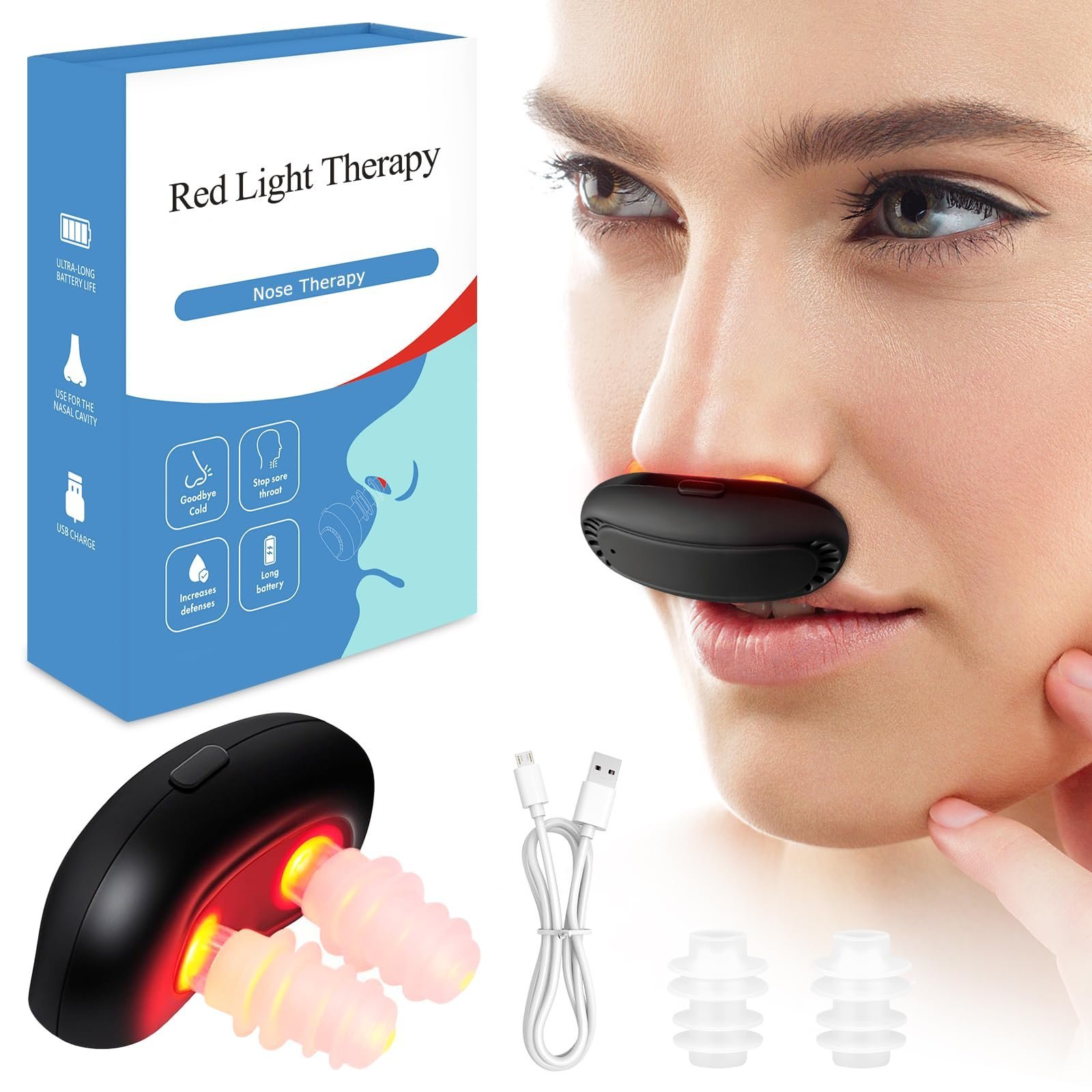 2026/06/1000219645.jpg جهاز Red Light Therapy للعناية بالأنف وتخفيف الاحتقان - الصورة 1
