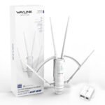 موسع نطاق الواي فاي الخارجي Wavlink AC1200 المقاوم للعوامل الجوية مع تقنية PoE.