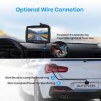 ⁦هذه مجموعة كاميرا خلفية رقمية لاسلكية من طراز AUTO-VOX CS-2.⁩ - الصورة ⁦4⁩