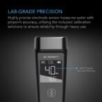 ⁦AC Infinity Hydroponic Meter PRO Kit، وهو جهاز قياس رقمي عالي الدقة لجودة المياه والمحاليل المغذية.⁩ - الصورة ⁦3⁩