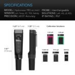 ⁦AC Infinity Hydroponic Meter PRO Kit، وهو جهاز قياس رقمي عالي الدقة لجودة المياه والمحاليل المغذية.⁩ - الصورة ⁦5⁩