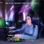 ⁦ميكروفون Shure SM7dB الاحترافي للبث والتسجيل مع مضخم صوت مدمج⁩ - الصورة ⁦3⁩