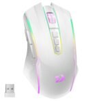 ماوس الألعاب اللاسلكي Redragon RGB بدقة 8000 DPI وبطارية تدوم 70 ساعة