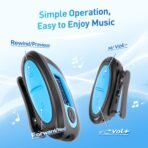 ⁦مشغل MP3 S07 المقاوم للماء IPX8 بسعة 8GB للسباحة والرياضة⁩ - الصورة ⁦6⁩