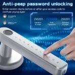 ⁦قفل الباب الذكي MILLIONHOME ببصمة الإصبع ولوحة أرقام⁩ - الصورة ⁦2⁩