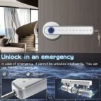 ⁦قفل الباب الذكي MILLIONHOME ببصمة الإصبع ولوحة أرقام⁩ - الصورة ⁦6⁩