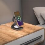 ⁦محطة الشحن المغناطيسية 3 في 1 من BONOLA – حل أنيق لشحن أجهزة Apple بكفاءة عالية⁩ - الصورة ⁦4⁩