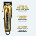 ⁦Wahl 5-Star Magic Clip Gold Pro 8148-833 – ماكينة حلاقة احترافية لاسلكية بتقنية كرانش دقيقة⁩ - الصورة ⁦2⁩