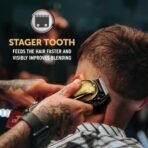 ⁦Wahl 5-Star Magic Clip Gold Pro 8148-833 – ماكينة حلاقة احترافية لاسلكية بتقنية كرانش دقيقة⁩ - الصورة ⁦4⁩