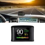 P10 PRO OBD2 شاشة عرض رأسية للسيارة HUD مع عداد سرعة رقمي وتنبيه أعطال المحرك