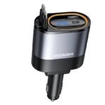 محول شاحن سيارة ESSAGER SHE-6001 – شحن سريع ومريح بكابلات قابلة للسحب