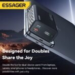 ⁦بور بنك شاحن طوارئ من ماركة ESSAGER بقوة 65 واط وسعة بطارية 20,000 ملي امبير⁩ - الصورة ⁦6⁩