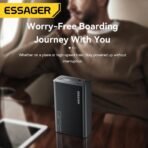 ⁦بور بنك شاحن طوارئ من ماركة ESSAGER بقوة 65 واط وسعة بطارية 20,000 ملي امبير⁩ - الصورة ⁦9⁩