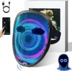 قناع Ompusos LED الذكي القابل للبرمجة – تحكم بالتطبيق وإيماءات ذكية