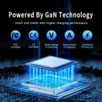 ⁦محطة الشحن المكتبية 600W GaN  – قوة احترافية بثمانية منافذ⁩ - الصورة ⁦4⁩