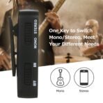 ⁦Btuty M-VAVE WP-10 جهاز استقبال ومراقبة لاسلكي 2.4GHz احترافي 
بسماعة خلف الأذن⁩ - الصورة ⁦4⁩