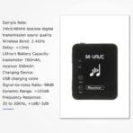 ⁦Btuty M-VAVE WP-10 جهاز استقبال ومراقبة لاسلكي 2.4GHz احترافي 
بسماعة خلف الأذن⁩ - الصورة ⁦6⁩