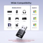 UGREEN محول بلوتوث USB 6.0 لأجهزة الكمبيوتر – Plug & Play لويندوز