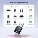 UGREEN محول بلوتوث USB 6.0 لأجهزة الكمبيوتر – Plug & Play لويندوز