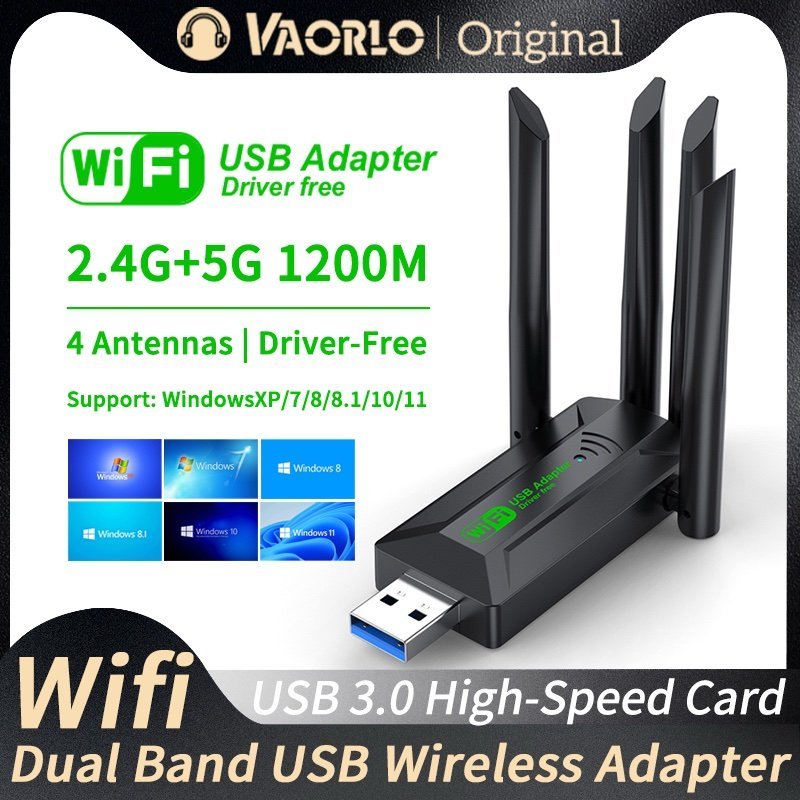 img_1176-1.jpeg محول واي فاي USB ثنائي النطاق من Generic – سرعة 1200Mbps مع USB 3.0 وأداء مستقر - الصورة 1