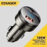 شاحن سيارة Essager بقوة 105 واط مع شاشة رقمية