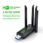 ⁦محول واي فاي USB ثنائي النطاق من Generic – سرعة 1200Mbps مع USB 3.0 وأداء مستقر⁩ - الصورة ⁦7⁩