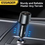 ⁦محول شاحن سيارة ESSAGER 120W مع USB + Type-C + ولاعة سجائر⁩ - الصورة ⁦6⁩