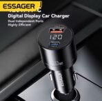 ⁦شاحن سيارة ESSAGER FSJ-009 بقدرة 120 واط مع شاشة رقمية – قوة وسرعة في شحن أجهزتك⁩ - الصورة ⁦2⁩