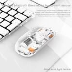 ⁦ماوس لاسلكي شفاف M233 من PixArt – أداء ثلاثي الأوضاع بدقة عالية⁩ - الصورة ⁦8⁩