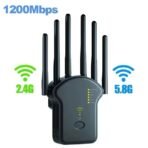 مقوي وأي فأي 🚀 تغطية Wi-Fi خارقة وسرعة فائقة حتى 1200 ميجابت/ث