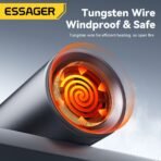 ⁦ولاعة Essager Type-C بتقنية سلك التنجستن – حل ذكي وآمن بدون شحن⁩ - الصورة ⁦2⁩