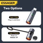⁦ولاعة Essager Type-C بتقنية سلك التنجستن – حل ذكي وآمن بدون شحن⁩ - الصورة ⁦6⁩