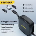 ⁦صندوق Essager متعدد الوظائف مع كيبل شحن سريع 60W – حل السفر الذكي لكل أجهزتك⁩ - الصورة ⁦3⁩
