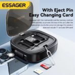 ⁦صندوق Essager متعدد الوظائف مع كيبل شحن سريع 60W – حل السفر الذكي لكل أجهزتك⁩ - الصورة ⁦5⁩