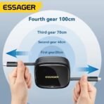⁦صندوق Essager متعدد الوظائف مع كيبل شحن سريع 60W – حل السفر الذكي لكل أجهزتك⁩ - الصورة ⁦6⁩