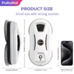 ⁦روبوت تنظيف النوافذ PuRuiKai PRK-N361 – تنظيف ذكي بأقل مجهود⁩ - الصورة ⁦4⁩