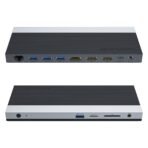 دوك ستيشن من ماركة WAVLINK USB-C بدقة 4K مع دعم ثلاث شاشات وشحن 100 واط