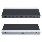 دوك ستيشن من ماركة WAVLINK USB-C بدقة 4K مع دعم ثلاث شاشات وشحن 100 واط