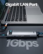 ⁦ادبتر محطة إرساء Baseus 8 في 1 USB-C – توسيع شامل مع HDMI 4K وPD 100W وإيثرنت جيجابت⁩ - الصورة ⁦4⁩