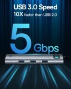 ⁦ادبتر محطة إرساء Baseus 8 في 1 USB-C – توسيع شامل مع HDMI 4K وPD 100W وإيثرنت جيجابت⁩ - الصورة ⁦5⁩