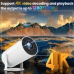 ⁦البروجيكتور الذكي Android 11 – شاشة سينمائية أينما كنت
يعمل بنظام Android 11 لتشغيل التطبيقات مباشرة.⁩ - الصورة ⁦4⁩