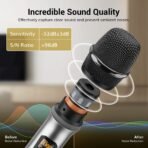 ⁦ميكروفون TONOR TW-630 اللاسلكي – أداء احترافي وصوت واضح⁩ - الصورة ⁦2⁩
