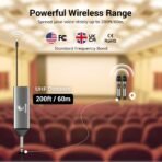 ⁦ميكروفون TONOR TW-630 اللاسلكي – أداء احترافي وصوت واضح⁩ - الصورة ⁦3⁩
