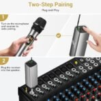 ⁦ميكروفون TONOR TW-630 اللاسلكي – أداء احترافي وصوت واضح⁩ - الصورة ⁦4⁩